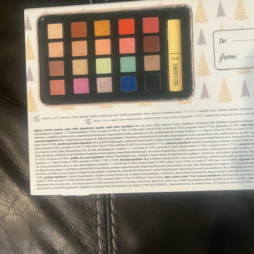 Tarte Sweet Eye Candy Eyeshadow Palette  with mascara 20 eyeshadows New in box - Picture 5 of 5